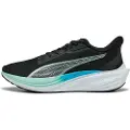 Puma Darter Pro Running Shoes, Sport, Black/Silver/Mint Melt, 46