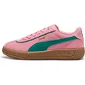 Puma Club Klassika Sneakers Women, Shoes, Pinkscape/Wild Green/Gold, 36