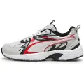 Puma Milenio Tech Sneakers Unisex, Shoes, Cool Light Gray/Red/Silver, 38.5