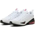 Puma Meza Sneakers Unisex, Sport, White/Black/Red, 42