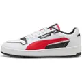 Puma Court Classic Street Sneakers Unisex, Shoes, White/Red/Black, 40