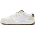 Puma Court Classic Lux SD Unisex Sneakers, Shoes, White/Alpine Snow/Flat Bronze, 37.5