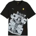 Puma Scuderia Ferrari Premium Tee Men, Motorsport, Black, L