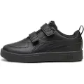 Puma Rickie Sneakers Kids, Shoes, Black/Black/Glacial Gray, 29