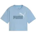 Puma Essentials 2 Colour No. 1 PUMA Logo Short Length Tee Youth, Age, Haute Tropic, 7-8Y