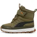 Puma Evolve Kids'Boots, Shoes, Olive/Black/Orange Glo, 32