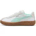 Puma Club Klassika Sneakers Women, Shoes, White/Mint Melt/Vapor Gray, 40