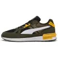 Puma Graviton Pro Trainers, Shoes, Black/White/Dark Olive, 36