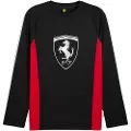 Puma Scuderia Ferrari HP Lifestyle Long Sleeve Tee Men, Motorsport, Black, L