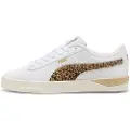 Puma Jada Classic Animal Flair Sneakers Women, Shoes, White/Gold/Exotic Red, 40