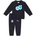 Puma Olympique de Marseille FtblCulture Tracksuit Toddler, Clothing, Navy/White, 12-18M