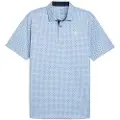 Puma Pure 2.0 Circle Cat Golf Polo Men, Clothing, Haute Tropic/Deep Navy, XL