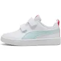 Puma Rickie Sneakers Kids, Shoes, White/Sea Glass/Pinkscape, 29