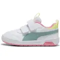 Puma Multiflex 2 Colour Sneakers Kids, Shoes, White/Light Moss, 31