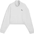 Puma Wardrobe Essentials Go Together Oversized Crew Sweatshirt Youth, Shop, Alpine Snow/Melange, 11-12Y