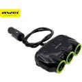 Awei C-3S Universal 2xUSB Car Charger / Cigarette Lighter Socket Splitter