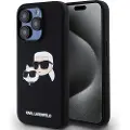 Karl Lagerfeld Klhmp15lskchpplk Iphone 15 Pro 6.1 Silicone Karl&choupette Telefondeksel