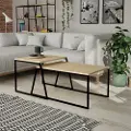 Skye Decor HomitisSofabord Set Pal Orta SehpaNaturSofabordFra Homeroom