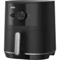 Braun MultiFry 3, Varmluftsfrityr, 4,3 l, 80 °C, 200 °C, Single/enkelt, Sort