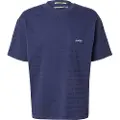 Scotch & Soda Relaxed Fit Horizonal Textured Kortarmet T-skjorte