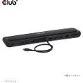 Club 3D Club3D USB-C 12in1-Dock &gt DP1.4/2xHDMI/2xUSB-C/ 8K30Hz PD100W detaljhandel