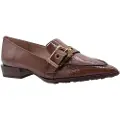 Hispanitas for woman. HI254262 Turin brown leather shoes (38), 1 to 3 cm, None, Casual, Party, Classic