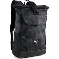 Puma PUMATECH Roll Top 26L Backpack, Accessories, Black/Aop, OSFA
