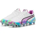 Puma KING ULTIMATE Brilliance FG/AG Football Boots Women, Shoes, White/Clyde Royal/Pure Magenta, 38