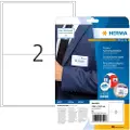 Herma Special Name/textile - Acetatsilke - fjernbart selv-adhesiv - hvit - 199.6 x 143.5 mm 40 etikett(er) (20 ark x 2) merkelapper