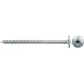 Fischer 566332, Skru, Sinkbelagt stål, Tre, Zink, Delgjenge, Flange head