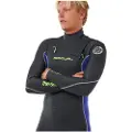 Rip Curl D/patrol Perf 4/3 Mm Gb Stm Dame Våtdrakt I Neopren Med Glidelås I Brystet Og Lange Ermer