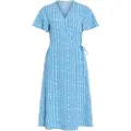 Vila Lovie Wrap Kortermet Midi-kjole