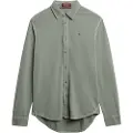 Superdry Vintage Destroy Pique Skjorte Med Lange Ermer