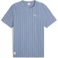 Puma Class Striped Kortarmet T-skjorte