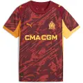 Puma Olympique de Marseille 25/26 Goalkeeper Jersey Youth, Clothing, Dark Crimson/Sunny Yellow/Dark Poppy, 7-8Y