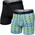 Saxx Quest Quick Dry Mesh Brief Fly Boxers 2 Enheter