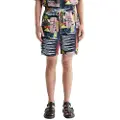 Scotch & Soda Fave Printed Tencel Regular Fit Shorts