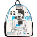 Loungefly Stjernekrigen Kraften Til Kraften Av Astromech Droid Mini Ryggsekk