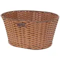 BRN Vintage Eco Leather Oval Kurv