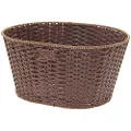 BRN Vintage Eco Leather Oval Kurv
