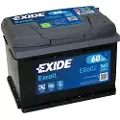 Exide Excell 12v 60ah 540a Batterilader