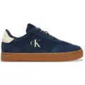 Calvin Klein Jeans for man. YM0YM01300 Blue suede trainers (43), Flat, Laces, Casual