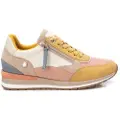 Refresh for woman. 17263001-BEIGE Leather trainers 172630 beige (35), Flat, Laces, Zip, Casual
