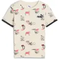 Puma Little Runners Tee Kids, Age, Alpine Snow, 3-4Y