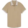 Puma MATTR Jacquard Stripe Golf Polo Women, Clothing, Ice Coffee, M