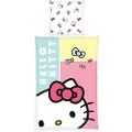 Herding Hello Kitty Dynetrekksett Med Sløyfe/nordisk Trekk 135x200 Cm 80x80 Cm