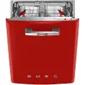 Smeg 50s Style Tredje Nivå Oppvaskmaskin 13 Antall Plasseringsinnstillinger