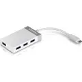 Trendnet TUC-H4E - Hub - 4 x SuperSpeed USB 3.0 + 1 x USB-C - stasjonær