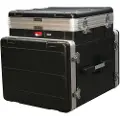 Gator GRC-10X8 Moulded Side Console Rack Case 10U Top 8U Side