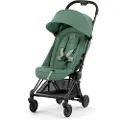 Cybex COYA barnevogn Matt Black Leaf Green